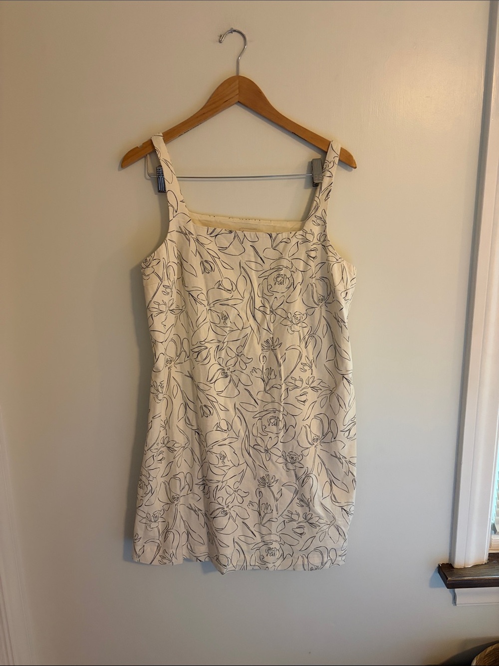 a new day Linen Floral Tank Dress